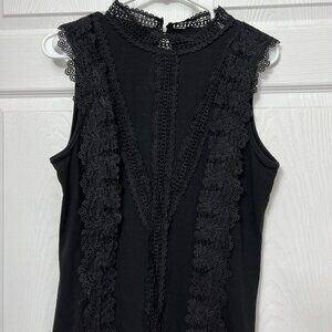 Black Lace Tank